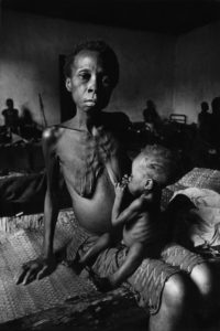 Twenty-four-year old mother and child, Biafra, Nigeria, 1969
